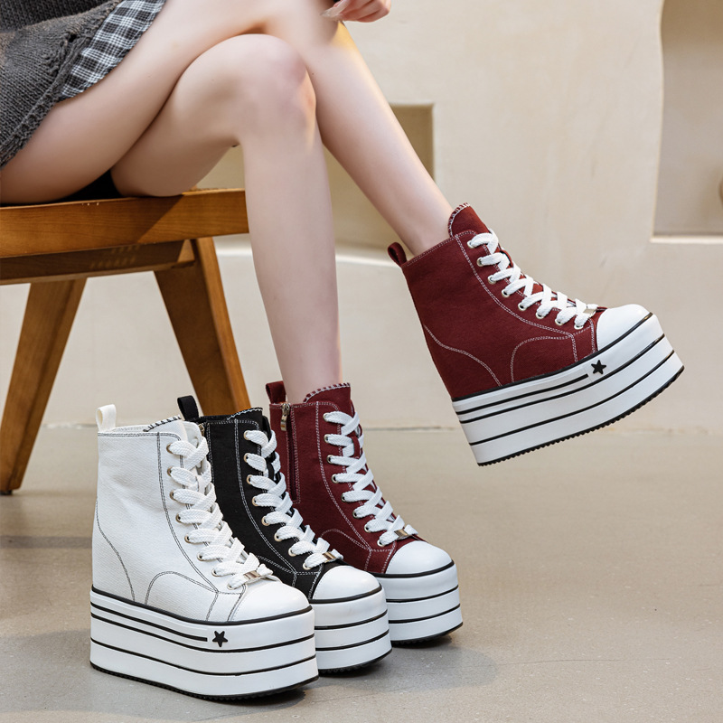 Sewing Custom - Zapatos casuales de lona para mujer