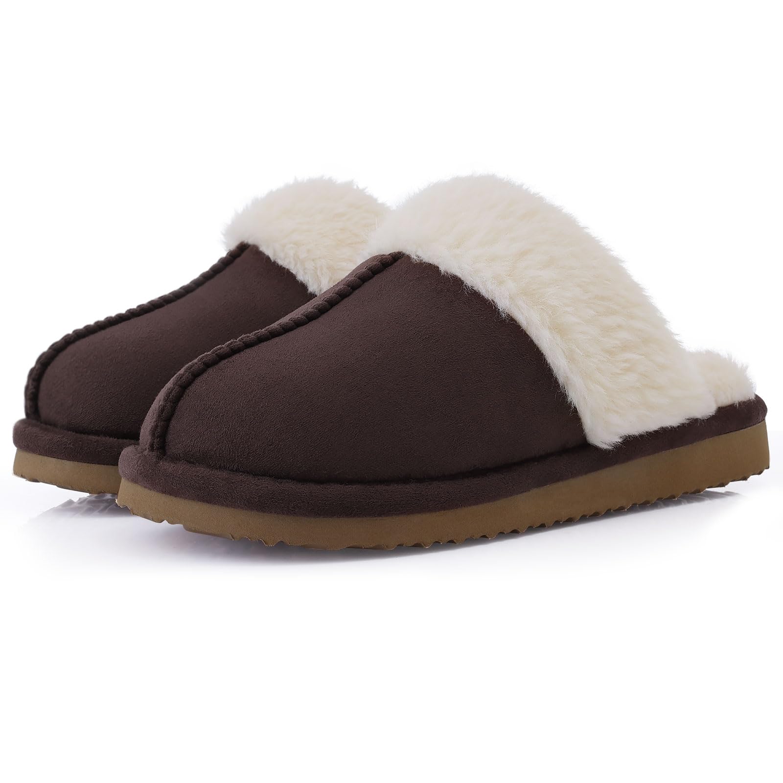 Sewing Cotton - Litfun, zapatillas peludas de invierno para