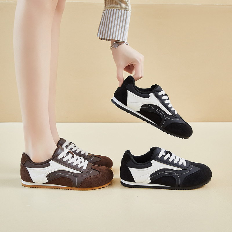 Sewing Cotton - Calzado deportivo de cuero para mujer,