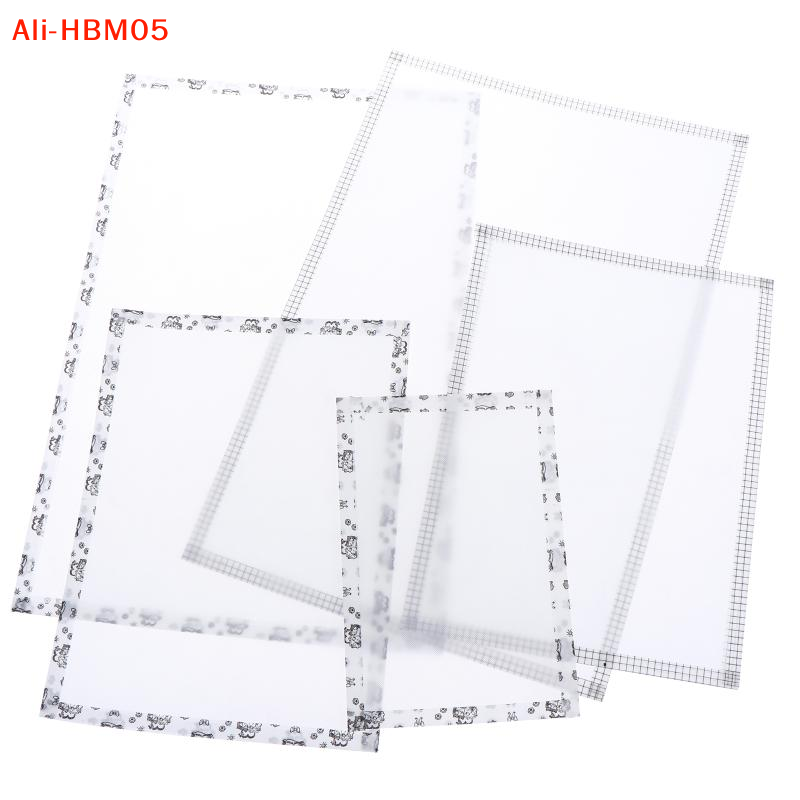 Interfacing Iron On - (HB05) 5 piezas de tela transparente