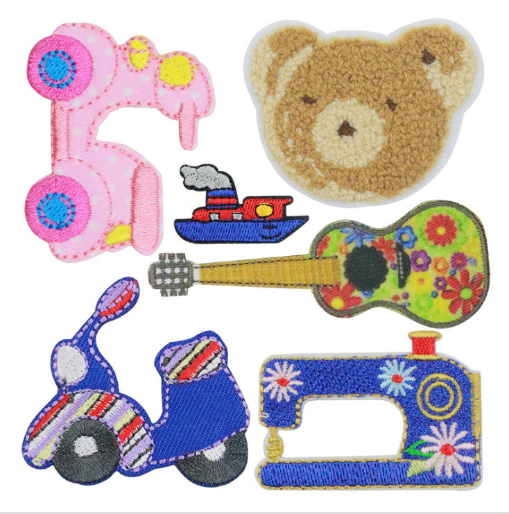 Sewing Id - Recién llegado, 10 Uds., parche bordado