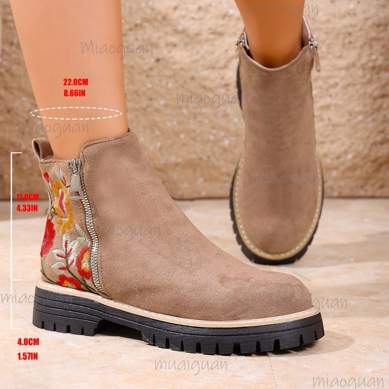 Botines de ante con bordado de - Sewing Embroidery Fabric reseña y precio