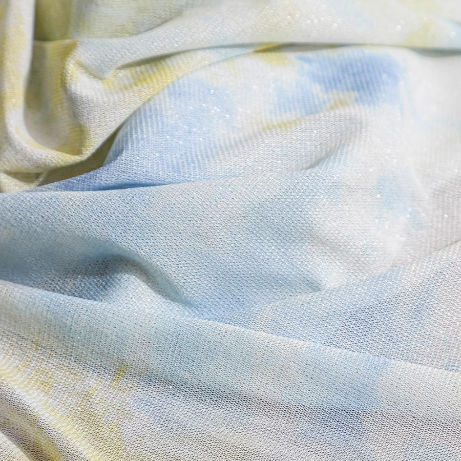 Tela de punto Tie Dye amarillo - Sewing Tie Dye reseña y precio