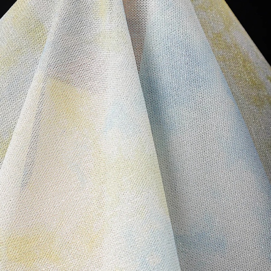 Tela de punto Tie Dye amarillo - Sewing Tie Dye reseña y precio