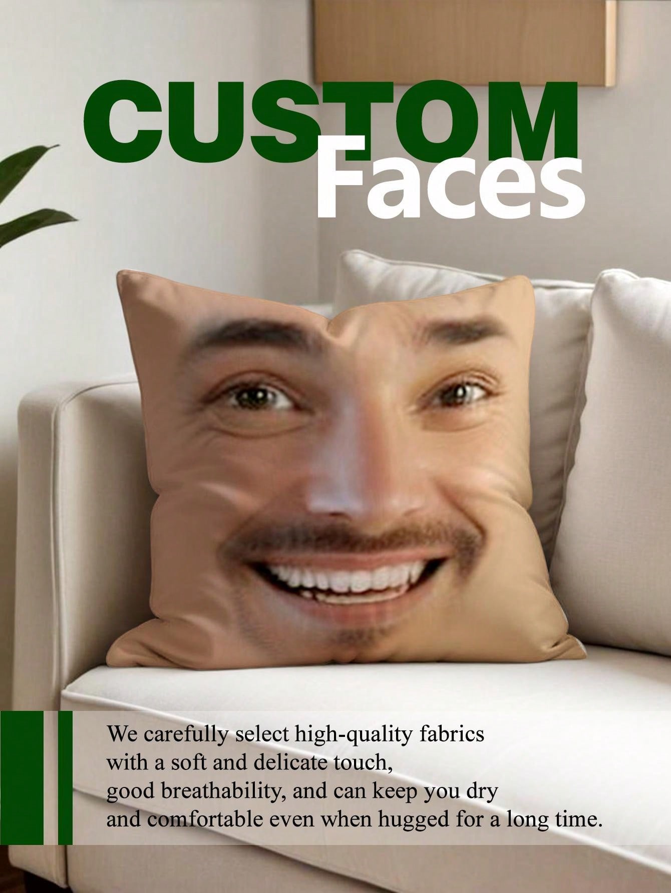 1 Almohada Cuadrada Personaliz - Sewing Custom reseña y precio