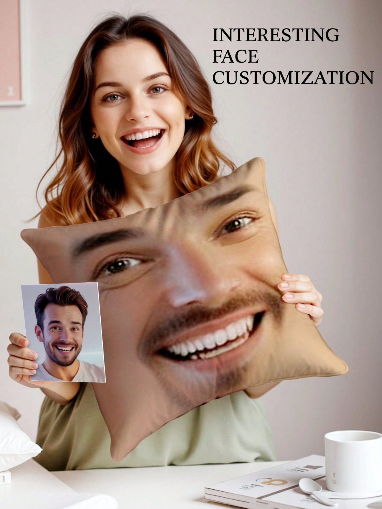 1 Almohada Cuadrada Personaliz - Sewing Custom reseña y precio