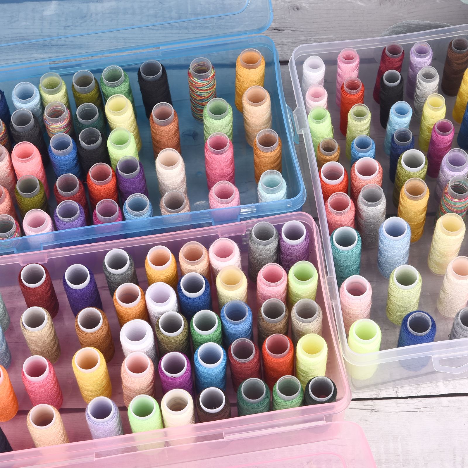 Caja de hilos de coser de 42 e - Sewing Tas reseña y precio
