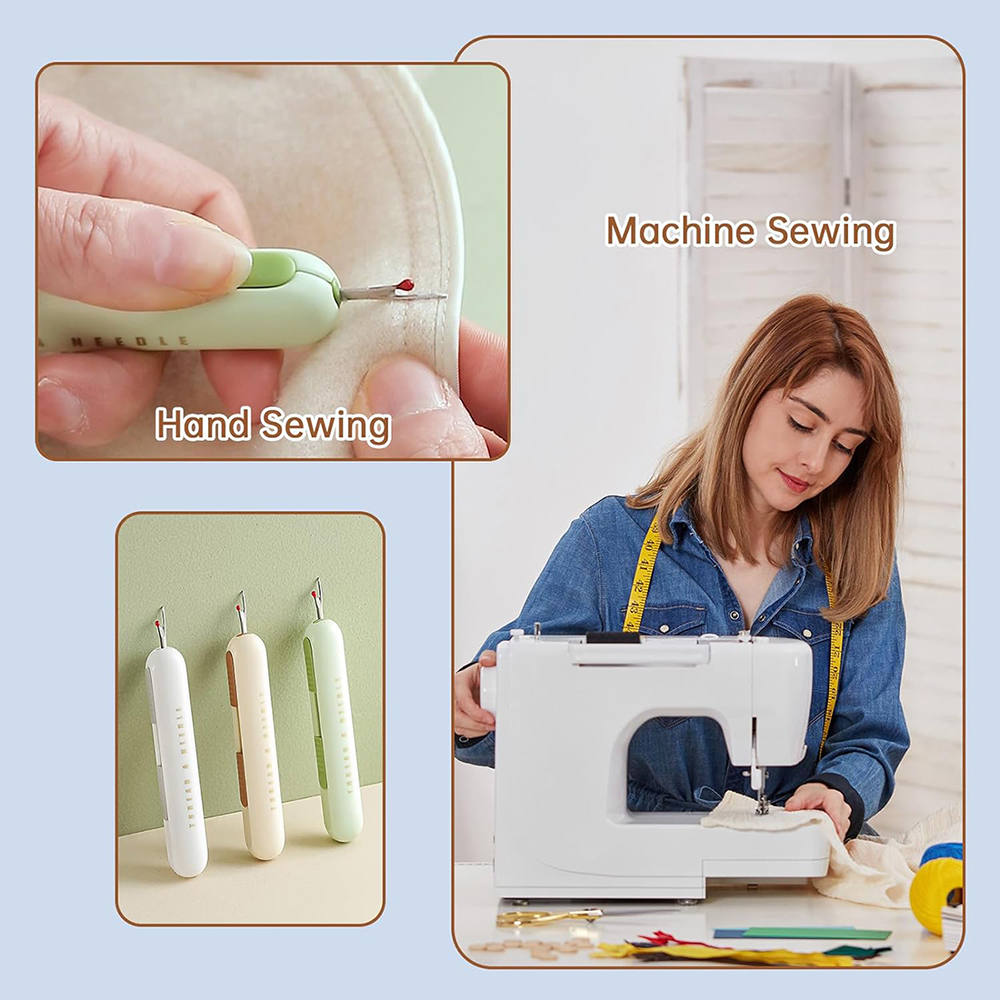 Enhebrador de agujas 2 en 1, h - Seam Ripper Tool reseña y precio