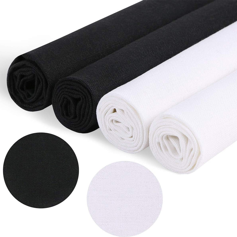 4 piezas de tela de lino, tela - Sewing Embroidery Fabric reseña y precio
